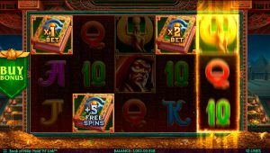 Scattered Books trigger Hold 'n' Link & Free Spins bonus