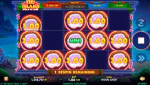 Hold 'n' Link game features jackpots